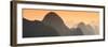 China 10MKm2 Collection - Karst Mountains at sunset - Yangshuo-Philippe Hugonnard-Framed Photographic Print