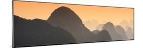 China 10MKm2 Collection - Karst Mountains at sunset - Yangshuo-Philippe Hugonnard-Mounted Photographic Print