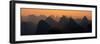 China 10MKm2 Collection - Karst Mountains at sunset - Yangshuo-Philippe Hugonnard-Framed Premium Photographic Print