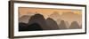 China 10MKm2 Collection - Karst Mountains at sunset - Yangshuo-Philippe Hugonnard-Framed Photographic Print