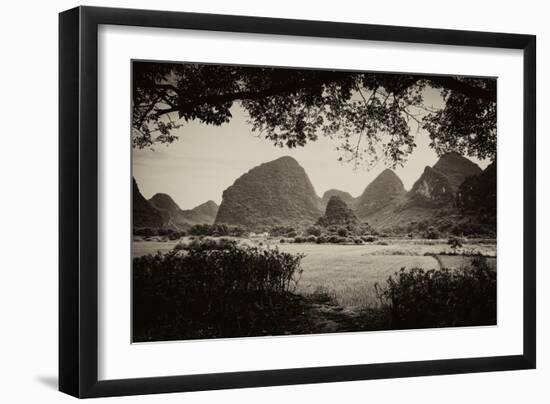 China 10MKm2 Collection - Karst Mountains - Yangshuo-Philippe Hugonnard-Framed Premium Photographic Print