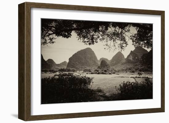 China 10MKm2 Collection - Karst Mountains - Yangshuo-Philippe Hugonnard-Framed Photographic Print