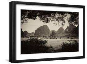 China 10MKm2 Collection - Karst Mountains - Yangshuo-Philippe Hugonnard-Framed Photographic Print