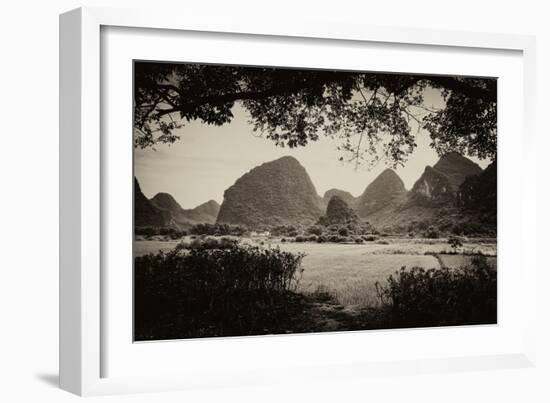 China 10MKm2 Collection - Karst Mountains - Yangshuo-Philippe Hugonnard-Framed Photographic Print