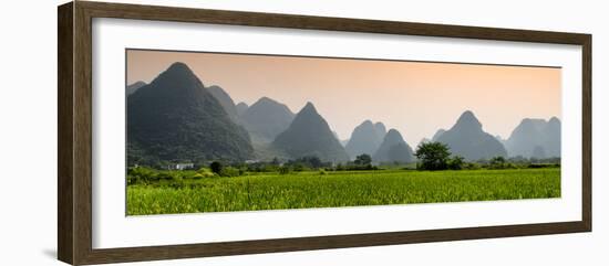 China 10MKm2 Collection - Karst Moutains in Yangshuo-Philippe Hugonnard-Framed Photographic Print