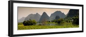 China 10MKm2 Collection - Karst Moutains in Yangshuo-Philippe Hugonnard-Framed Photographic Print