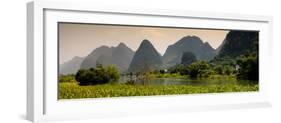 China 10MKm2 Collection - Karst Moutains in Yangshuo-Philippe Hugonnard-Framed Photographic Print