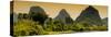 China 10MKm2 Collection - Karst Moutains in Yangshuo-Philippe Hugonnard-Stretched Canvas