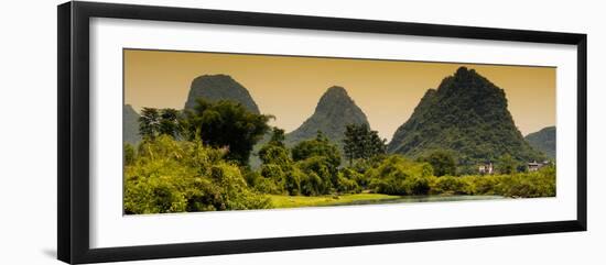 China 10MKm2 Collection - Karst Moutains in Yangshuo-Philippe Hugonnard-Framed Photographic Print