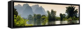 China 10MKm2 Collection - Karst Moutains in Yangshuo-Philippe Hugonnard-Framed Stretched Canvas