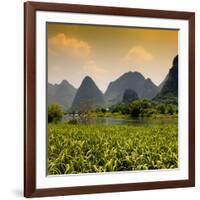 China 10MKm2 Collection - Karst Moutains in Yangshuo-Philippe Hugonnard-Framed Photographic Print