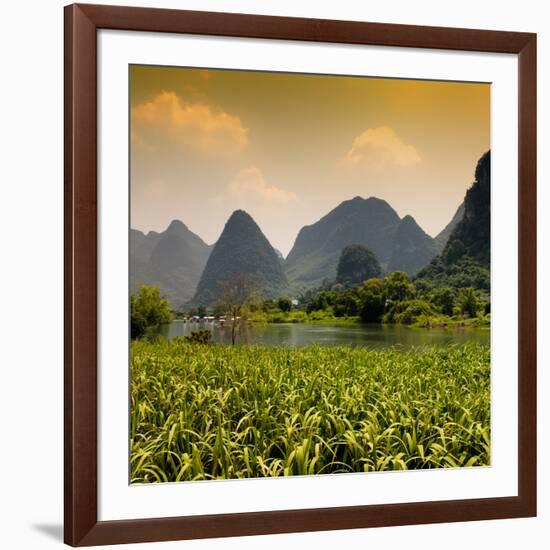 China 10MKm2 Collection - Karst Moutains in Yangshuo-Philippe Hugonnard-Framed Photographic Print