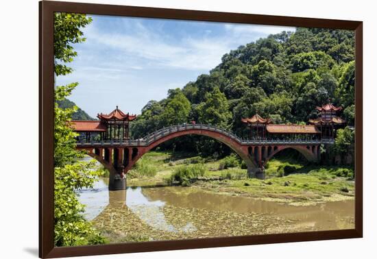 China 10MKm2 Collection - Leshan Giant Buddha Bridge-Philippe Hugonnard-Framed Photographic Print