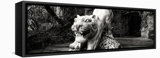 China 10MKm2 Collection - Lion - Buddhist Sculpture-Philippe Hugonnard-Framed Stretched Canvas