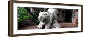 China 10MKm2 Collection - Lion - Buddhist Sculpture-Philippe Hugonnard-Framed Photographic Print