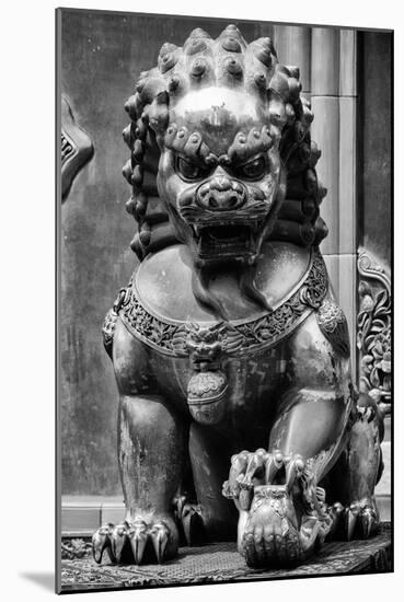 China 10MKm2 Collection - Lion Statue - Forbidden City-Philippe Hugonnard-Mounted Photographic Print