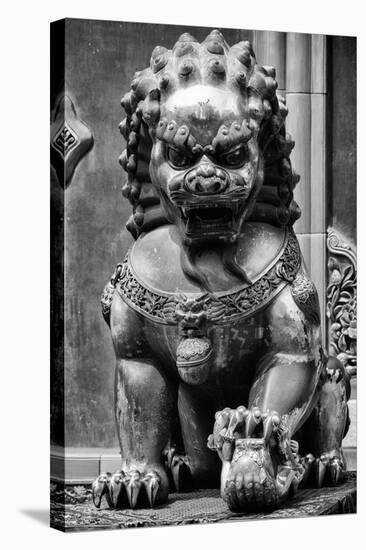 China 10MKm2 Collection - Lion Statue - Forbidden City-Philippe Hugonnard-Stretched Canvas