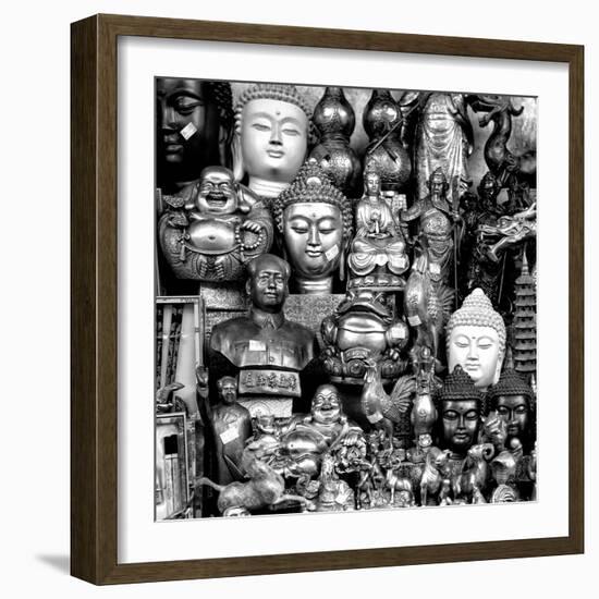 China 10MKm2 Collection - Market Buddhas-Philippe Hugonnard-Framed Photographic Print