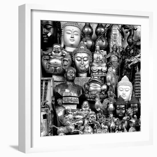 China 10MKm2 Collection - Market Buddhas-Philippe Hugonnard-Framed Photographic Print