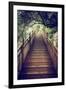 China 10MKm2 Collection - Mountain Woooden Staircase-Philippe Hugonnard-Framed Photographic Print