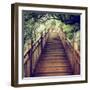 China 10MKm2 Collection - Mountain Woooden Staircase-Philippe Hugonnard-Framed Photographic Print