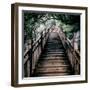 China 10MKm2 Collection - Mountain Woooden Staircase-Philippe Hugonnard-Framed Photographic Print