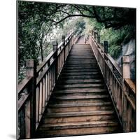 China 10MKm2 Collection - Mountain Woooden Staircase-Philippe Hugonnard-Mounted Photographic Print