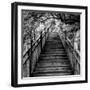 China 10MKm2 Collection - Mountain Woooden Staircase-Philippe Hugonnard-Framed Photographic Print