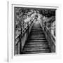 China 10MKm2 Collection - Mountain Woooden Staircase-Philippe Hugonnard-Framed Photographic Print