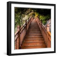 China 10MKm2 Collection - Mountain Woooden Staircase-Philippe Hugonnard-Framed Photographic Print