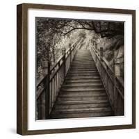 China 10MKm2 Collection - Mountain Woooden Staircase-Philippe Hugonnard-Framed Photographic Print