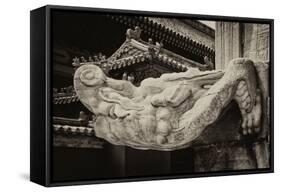 China 10MKm2 Collection - Mythological Statue-Philippe Hugonnard-Framed Stretched Canvas