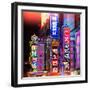 China 10MKm2 Collection - Neon Signs in Nanjing Lu - Shanghai-Philippe Hugonnard-Framed Photographic Print