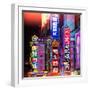 China 10MKm2 Collection - Neon Signs in Nanjing Lu - Shanghai-Philippe Hugonnard-Framed Photographic Print