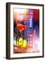 China 10MKm2 Collection - Neon Signs in Nanjing Lu - Shanghai-Philippe Hugonnard-Framed Photographic Print