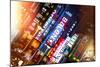 China 10MKm2 Collection - Neon Signs in Nanjing Lu - Shanghai-Philippe Hugonnard-Mounted Photographic Print