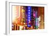 China 10MKm2 Collection - Neon Signs in Nanjing Lu - Shanghai-Philippe Hugonnard-Framed Photographic Print