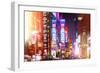 China 10MKm2 Collection - Neon Signs in Nanjing Lu - Shanghai-Philippe Hugonnard-Framed Photographic Print