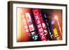 China 10MKm2 Collection - Neon Signs in Nanjing Lu - Shanghai-Philippe Hugonnard-Framed Photographic Print