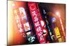 China 10MKm2 Collection - Neon Signs in Nanjing Lu - Shanghai-Philippe Hugonnard-Mounted Photographic Print