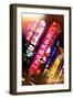 China 10MKm2 Collection - Neon Signs in Nanjing Lu - Shanghai-Philippe Hugonnard-Framed Photographic Print