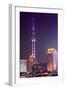 China 10MKm2 Collection - Oriental Pearl Tower at Night - Shanghai-Philippe Hugonnard-Framed Photographic Print