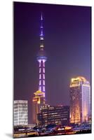 China 10MKm2 Collection - Oriental Pearl Tower at Night - Shanghai-Philippe Hugonnard-Mounted Photographic Print