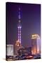 China 10MKm2 Collection - Oriental Pearl Tower at Night - Shanghai-Philippe Hugonnard-Stretched Canvas