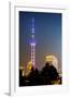 China 10MKm2 Collection - Oriental Pearl Tower at Night - Shanghai-Philippe Hugonnard-Framed Photographic Print