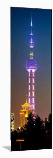 China 10MKm2 Collection - Oriental Pearl Tower at Night - Shanghai-Philippe Hugonnard-Mounted Photographic Print