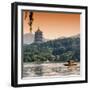 China 10MKm2 Collection - Pagoda at sunset-Philippe Hugonnard-Framed Photographic Print