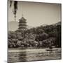 China 10MKm2 Collection - Pagoda at sunset-Philippe Hugonnard-Mounted Photographic Print