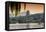 China 10MKm2 Collection - Pagoda at sunset-Philippe Hugonnard-Framed Stretched Canvas