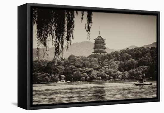 China 10MKm2 Collection - Pagoda-Philippe Hugonnard-Framed Stretched Canvas